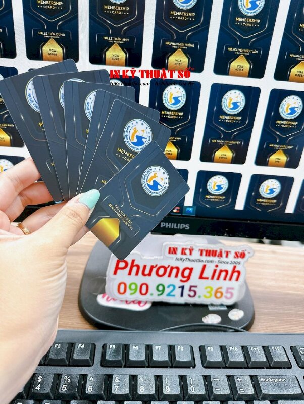 In thẻ Membership Card, thẻ thành viên câu lạc bộ Golf doanh nhân - INKTS1867