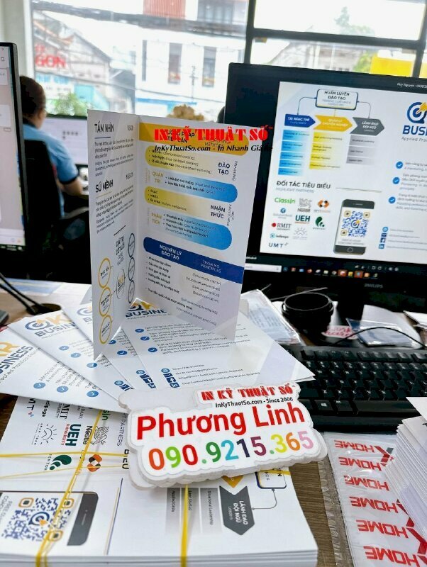 In Tờ rơi Leaflet khổ A4 đẹp, in nhanh, giá rẻ