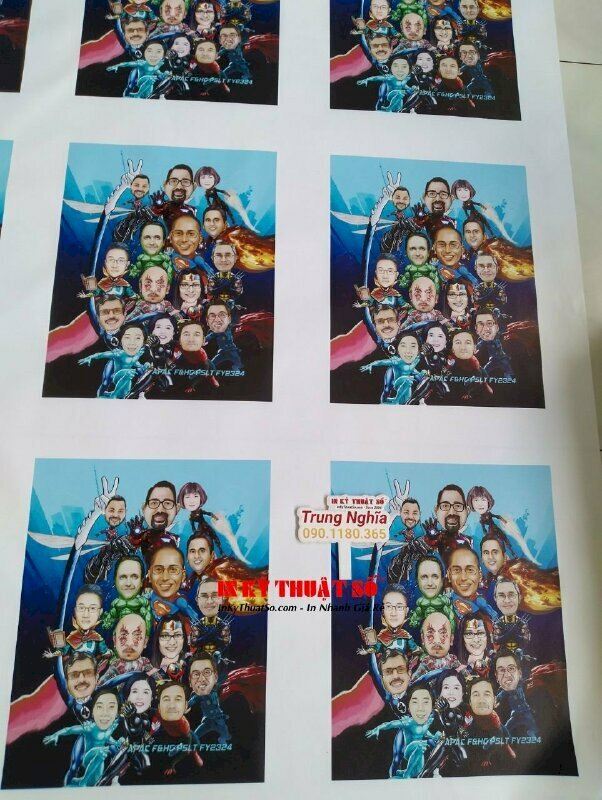 In tranh Canvas mực dầu bóng kích thước 38cm x 48cm
