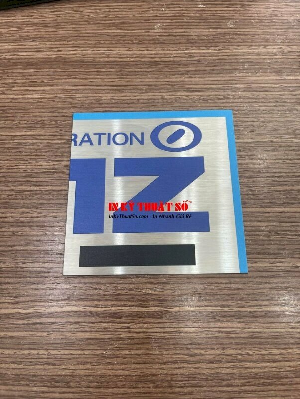 Làm bảng hiệu công ty TPHCM theo yêu cầu, in bảng hiệu inox sang trọng, ấn tượng - Thiết kế & In ấn bởi In Kỹ Thuật Số Since 2006