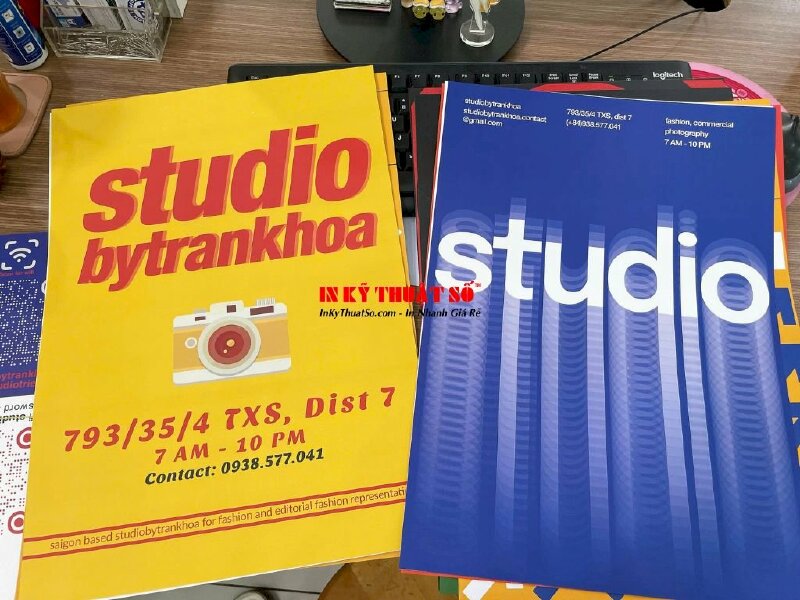 In áp phích ảnh poster A3, poster A4 giấy Couche cán màng mờ cho Photography Videography studio - INKTS2141 - Ảnh: 3