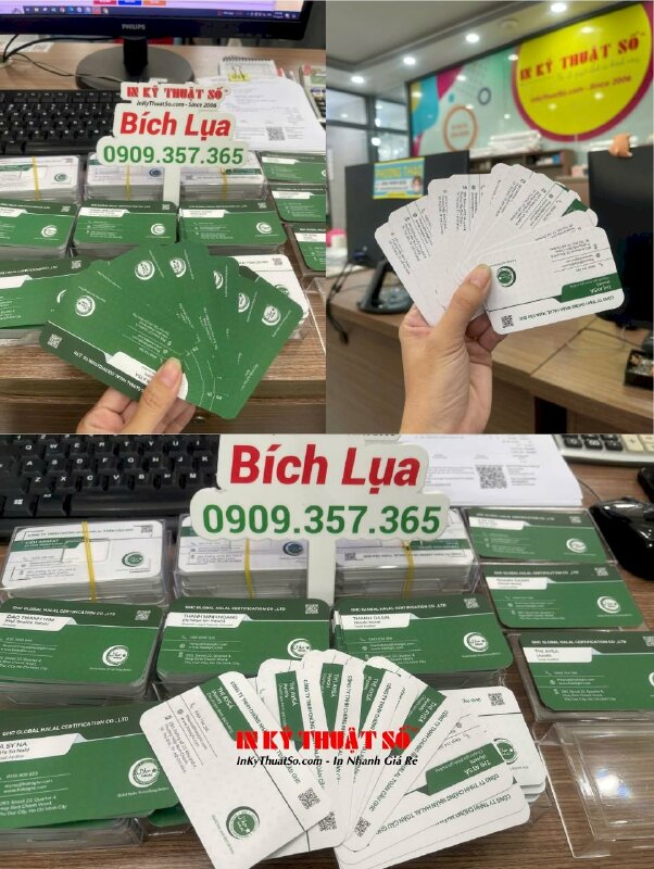 In card visit Lead Auditor Chuyên gia đánh giá trưởng công ty dịch vụ chứng nhận Halal - INKTS2046