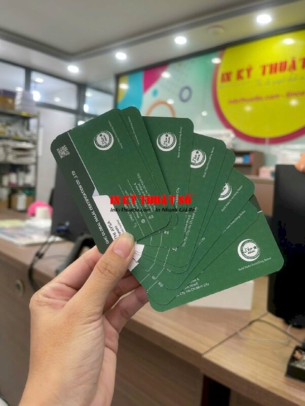 In card visit Lead Auditor Chuyên gia đánh giá trưởng công ty dịch vụ chứng nhận Halal - INKTS2046