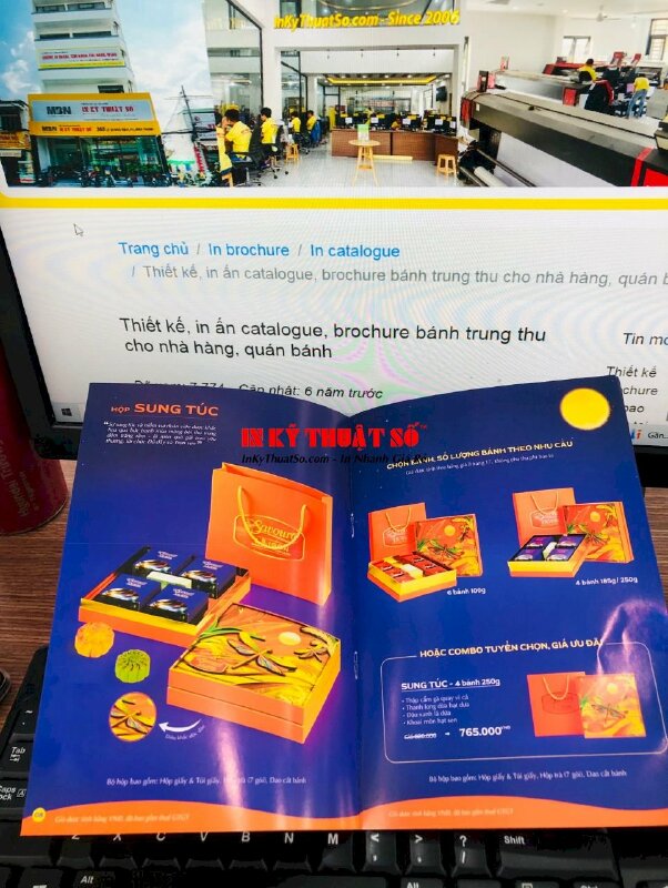 In catalogue bánh Trung thu cho chuỗi cửa hàng bánh - INKTS2060