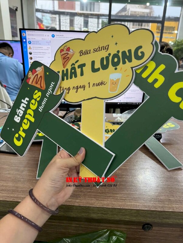 In hashtag cầm tay check in quán bánh Crepes - INKTS2137