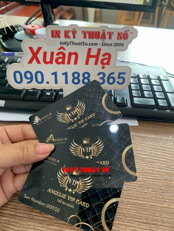 In thẻ khách hàng VIP Member Series cho Beauty & Clinic, in VIP card thẻ đa năng sử dụng dịch vụ - INKTS2032