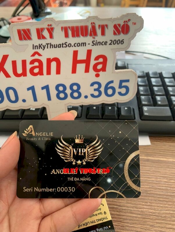 In thẻ khách hàng VIP Member Series cho Beauty & Clinic, in VIP card thẻ đa năng sử dụng dịch vụ - INKTS2032