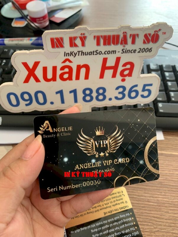 In thẻ khách hàng VIP Member Series cho Beauty & Clinic, in VIP card thẻ đa năng sử dụng dịch vụ - INKTS2032