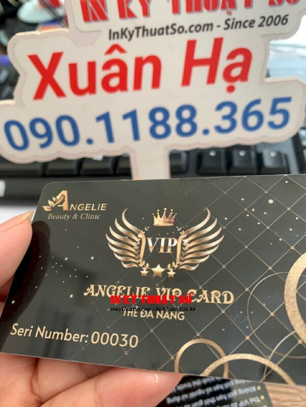 In thẻ khách hàng VIP Member Series cho Beauty & Clinic, in VIP card thẻ đa năng sử dụng dịch vụ - INKTS2032