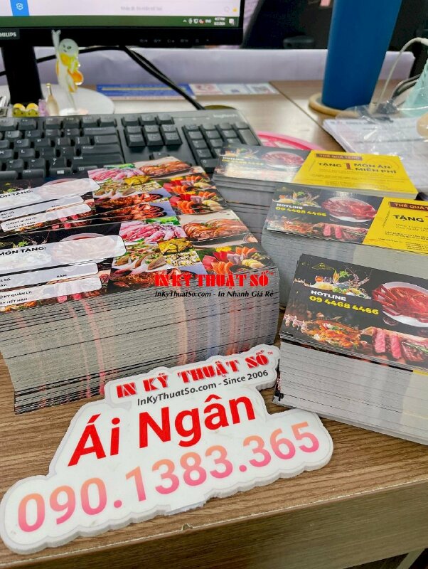 In thẻ quà tặng Voucher quán ăn nhà hàng vườn ẩm thực - INKTS2039