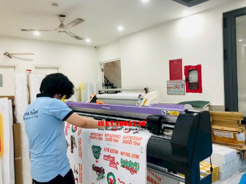 Gia công bế Demi máy Mimaki