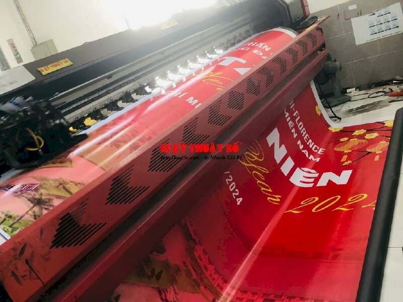 In backdrop tiệc tất niên, background tiệc cuối năm công ty, phông nền Year End Party giá rẻ TPHCM