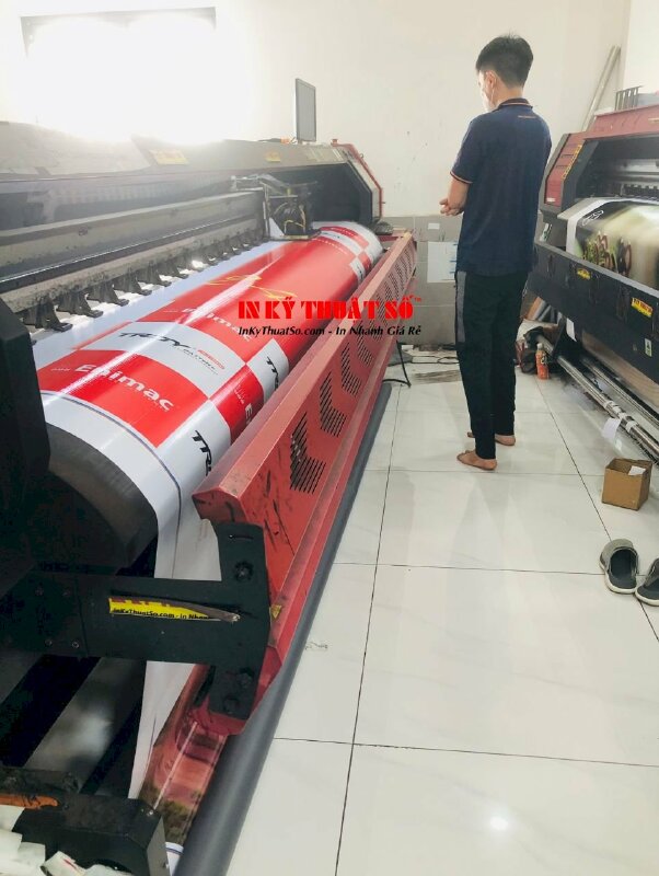 In băng rôn bằng bạt Hiflex cho Công ty Tài Chính Cổ Phần Dầu Khí Việt Nam
