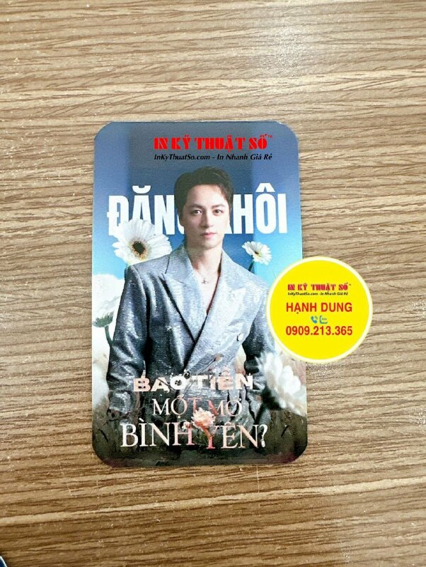 In Card bo góc theo yêu cầu hình thần tượng, idol, ca sĩ, diễn viên làm quà fan meeting - INKTS2650