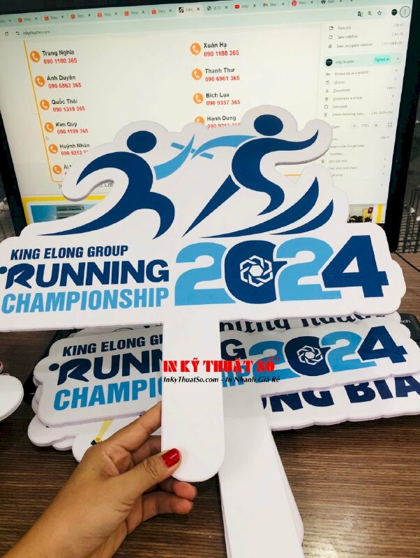 In hashtag cầm tay sự kiện Hội thao Running Championship - INKTS2719