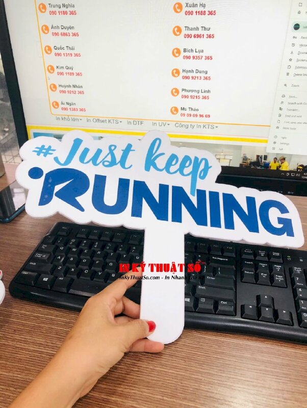 In hashtag cầm tay sự kiện Hội thao Running Championship - INKTS2719