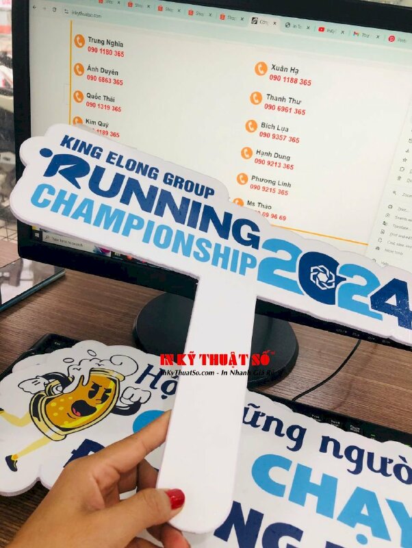 In hashtag cầm tay sự kiện Hội thao Running Championship - INKTS2719