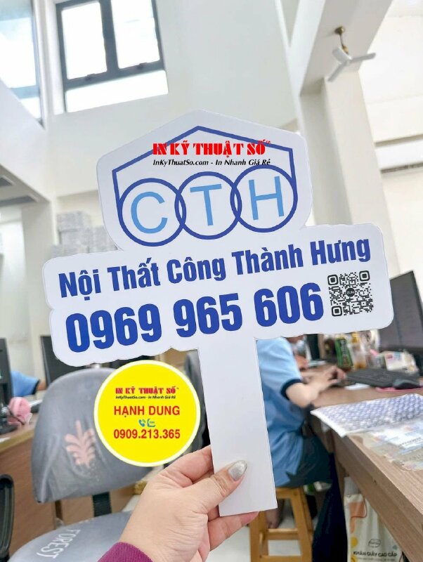 In hashtag giá rẻ cầm tay Livestream bán hàng cho công ty nội thất - INKTS2180