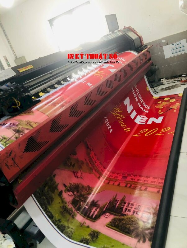 In khổ lớn giá rẻ giới thiệu dịch vụ nhà hàng với bạt hiflex - In Kỹ Thuật Số Since 2006 - Ảnh: 2