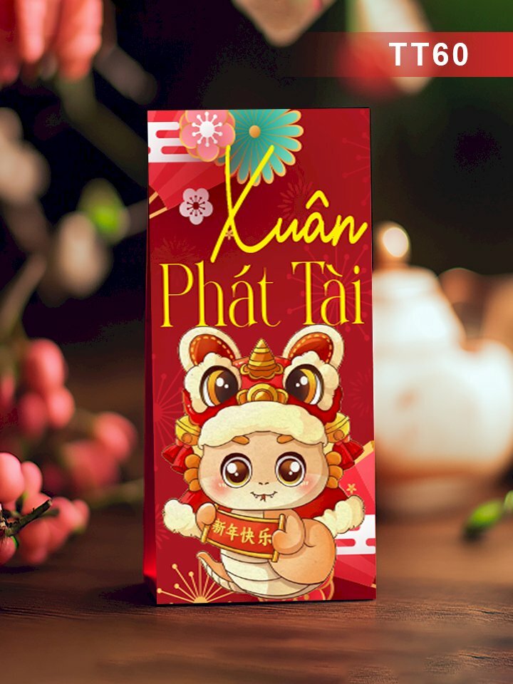 Làm phong bao lì xì Xuân Phát Tài - Mã TT60 - INKTS2677