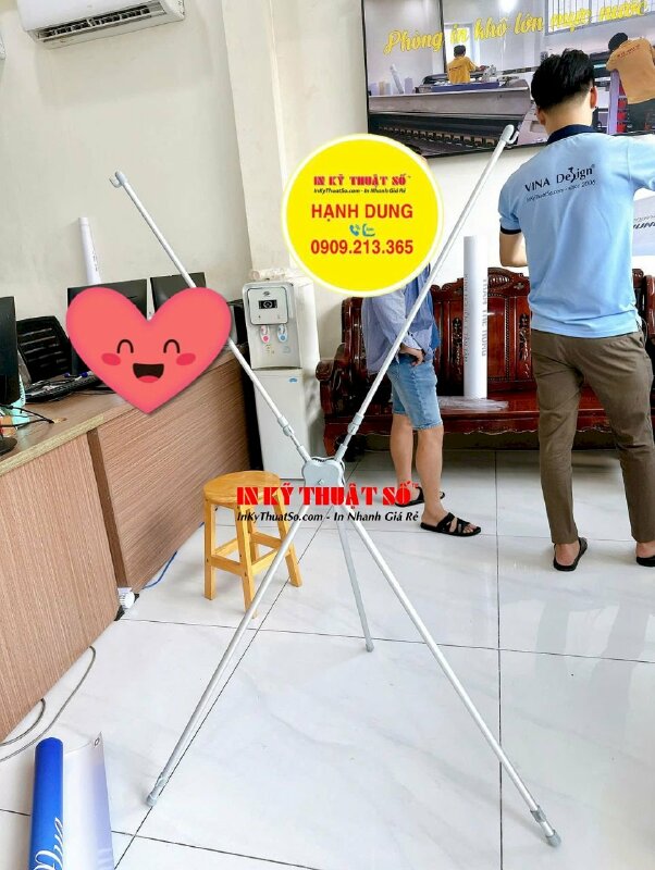 Combo Poster 80cm x 180cm & Standee cao cấp tăng đơ sự kiện nhà nông cho công ty cung cấp hạt giống ngô lai - INKTS2864