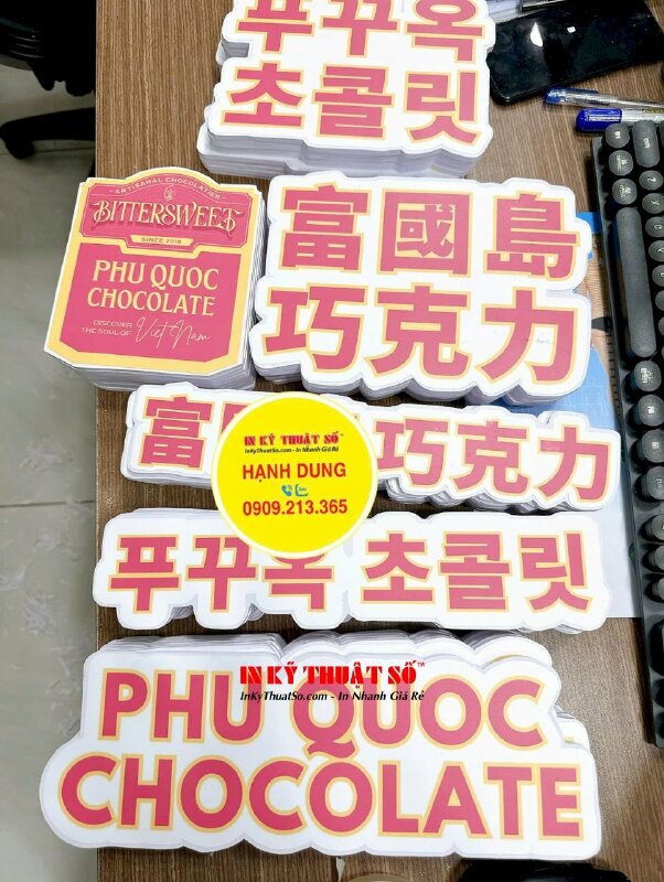 In bìa mô hình Formex trang trí cửa hàng, gian hàng trưng bày sản phẩm, hàng in gửi từ TPHCM đi Phú Quốc - INKTS2772