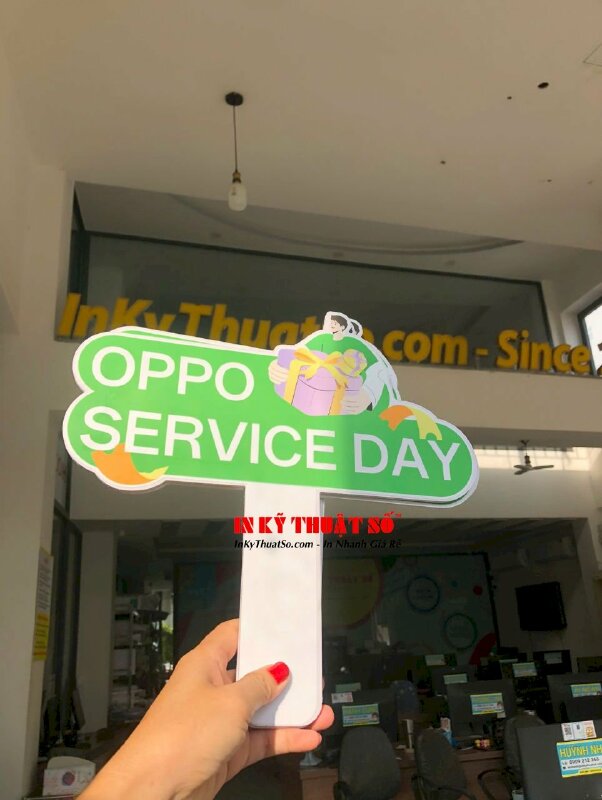 In hashtag cầm tay sự kiện Service Day nhãn hàng điện thoại smartphone - INKTS2721