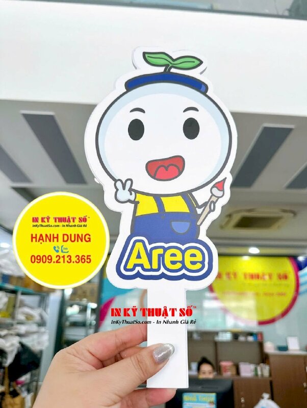 In hashtag chibi cầm tay hình linh vật xưởng nghệ thuật hệ thống lớp dạy học vẽ - INKTS2771