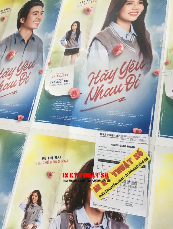 In Poster A2 khổ lớn treo kệ Standee khung gỗ chữ A, poster film, poster kịch nói - INKTS2777