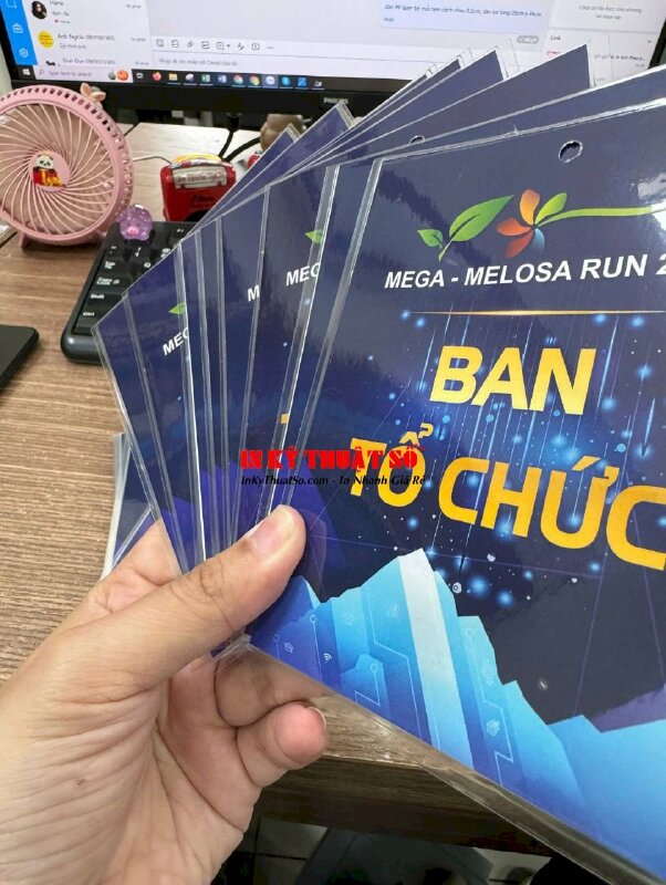 In thẻ đeo ban tổ chức sự kiện giải chạy bộ cho Khu dân cư Ngày hội đại đoàn kết toàn dân - INKTS2820