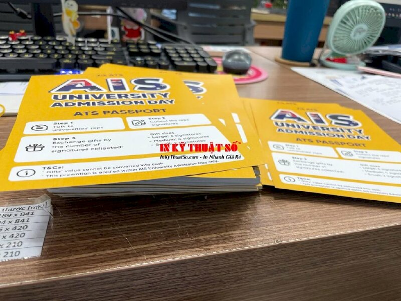 In tờ rơi du học tiếng Anh khổ A5 đứng, tờ rơi quảng cáo công ty tư vấn du học Úc - INKTS2824 - Ảnh: 1