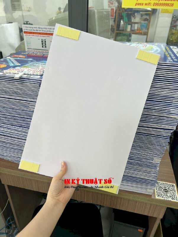 Làm tấm poster dán tường khổ A3 giới thiệu sản phẩm keo dán ống nhựa PVC - INKTS2779