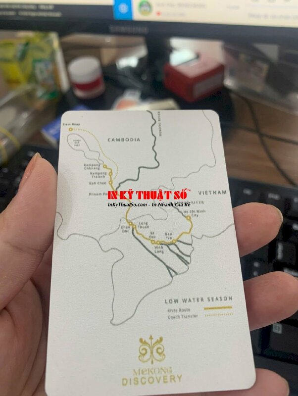 Nhận in thẻ từ công ty lữ hành tour du lịch sông nước - INKTS2833