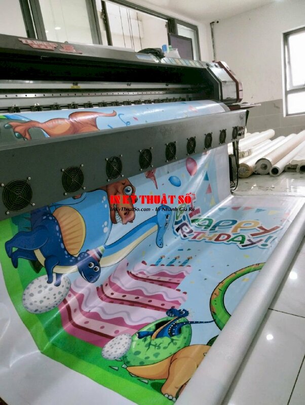 In bạt hiflex làm phông nền khổ lớn cho sự kiện tại In Kỹ Thuật Số