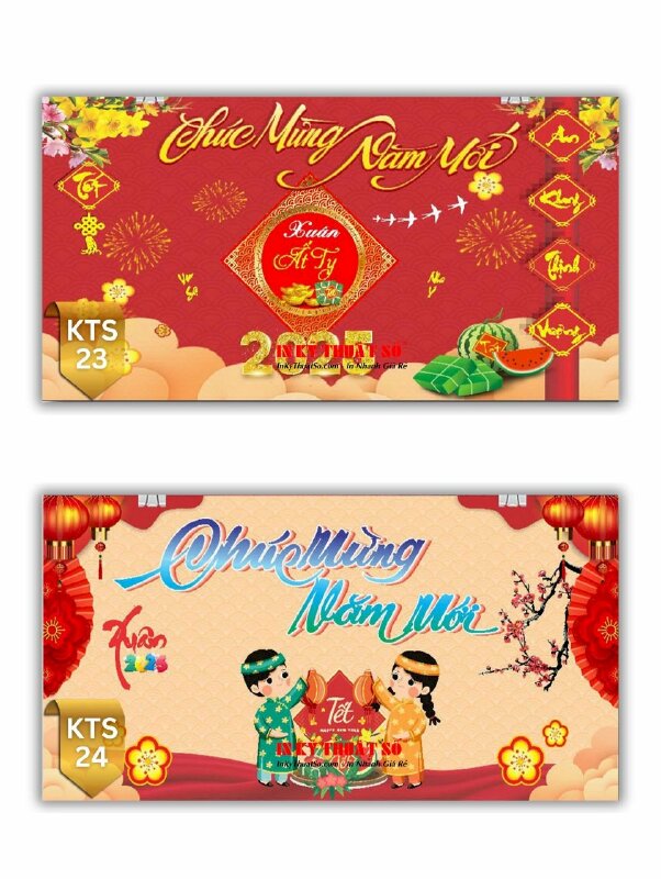 In Backdrop nhanh phông nền tiệc Tân Niên Chúc Mừng Năm Mới 2025 - INKTS2965