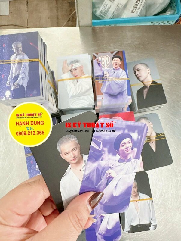 Set Lomo card bo góc size chuẩn cán mờ, thẻ card in hình thần tượng, idol, fan meeting - INKTS2882