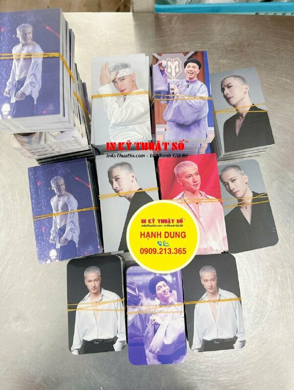 Set Lomo card bo góc size chuẩn cán mờ, thẻ card in hình thần tượng, idol, fan meeting - INKTS2882