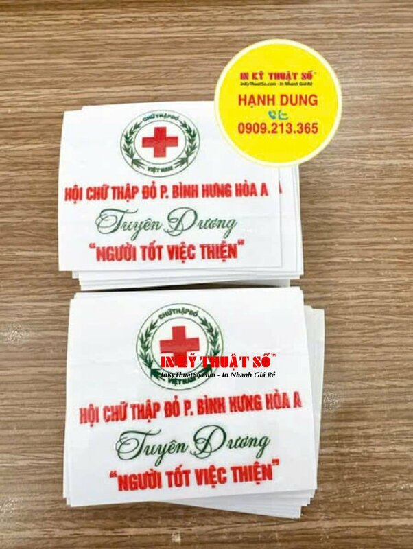 Nhãn UV DTF dán ly sứ làm quà tặng tuyên dương cá nhân tiêu biểu phong trào xã hội - INKTS2993