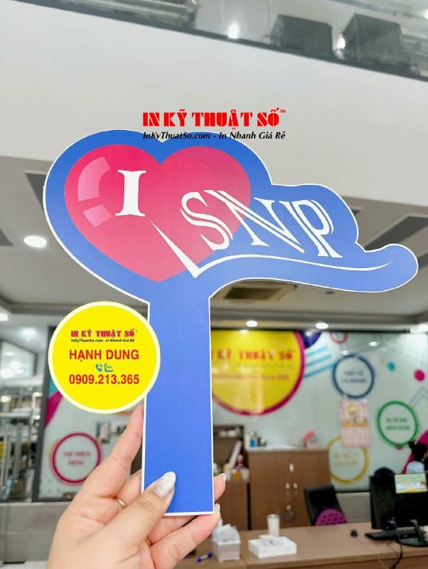 In hashtag cầm tay logo công ty vận tải biển check in hội nghị toàn cầu tại nước ngoài - INKTS3151