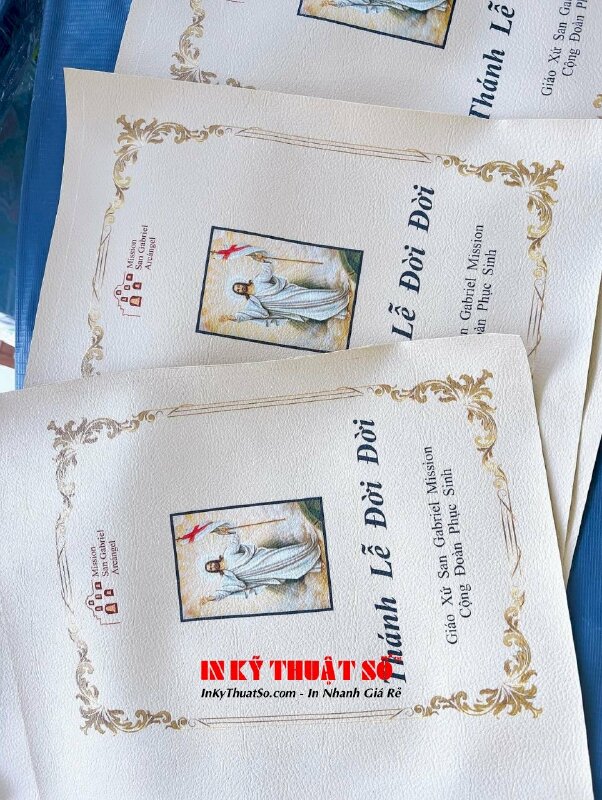 In bìa da Simili sách Thánh Ca Công giáo - INKTS233