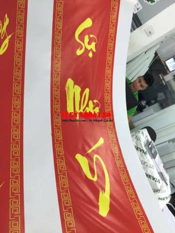 In câu liễn, câu đối Silk - INKTS149