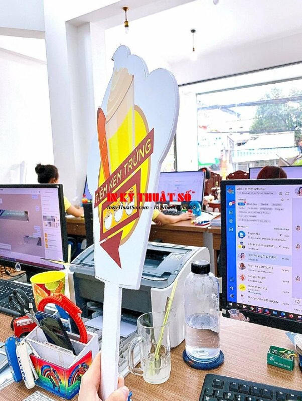 In hashtag cầm tay check in khai trương tiệm kem trứng - INKTS450