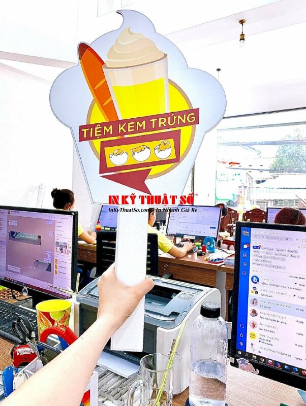 In hashtag cầm tay check in khai trương tiệm kem trứng - INKTS450