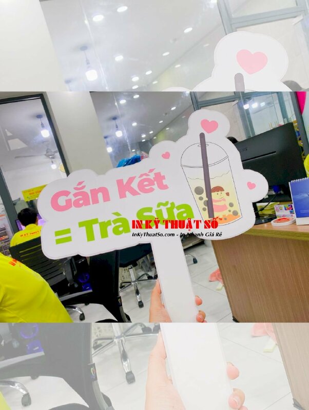 In hashtag cầm tay check in quán trà sữa Rạch Giá, Kiên Giang - gửi hàng từ TPHCM - INKTS481
