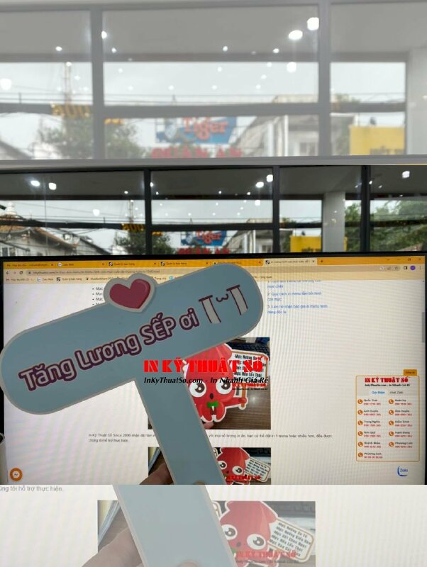 In hashtag cầm tay chúc sếp mãi thành công - hashtag tăng lương sếp ơi - INKTS459