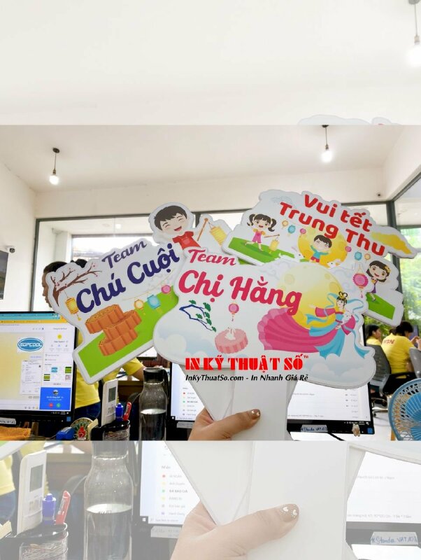 In hashtag cầm tay Vui Tết Trung Thu, team chị Hằng, team chú Cuội - INKTS696