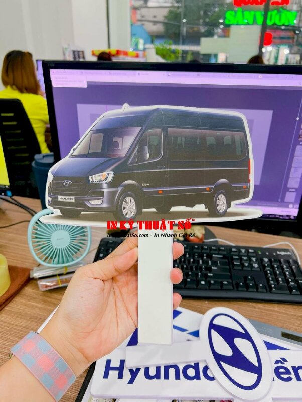 In hashtag cầm tay xe hơi, car, showroom ô tô - INKTS457