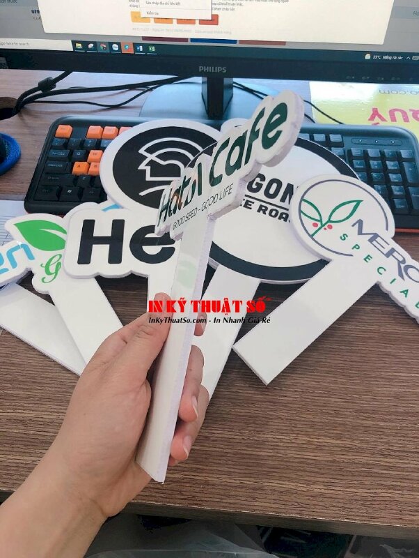 In hashtag thương hiệu quán cafe, cửa hàng cà phê - INKTS485