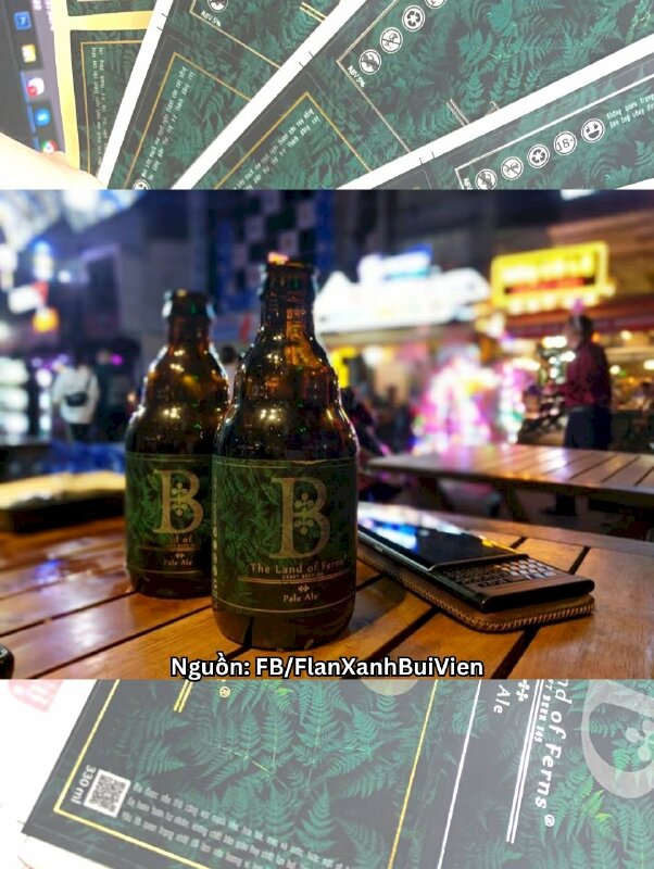 In tem giấy ép kim bạc làm tem Decal dán chai thủy tinh Beer, in nhãn dán chai bia - INKTS904