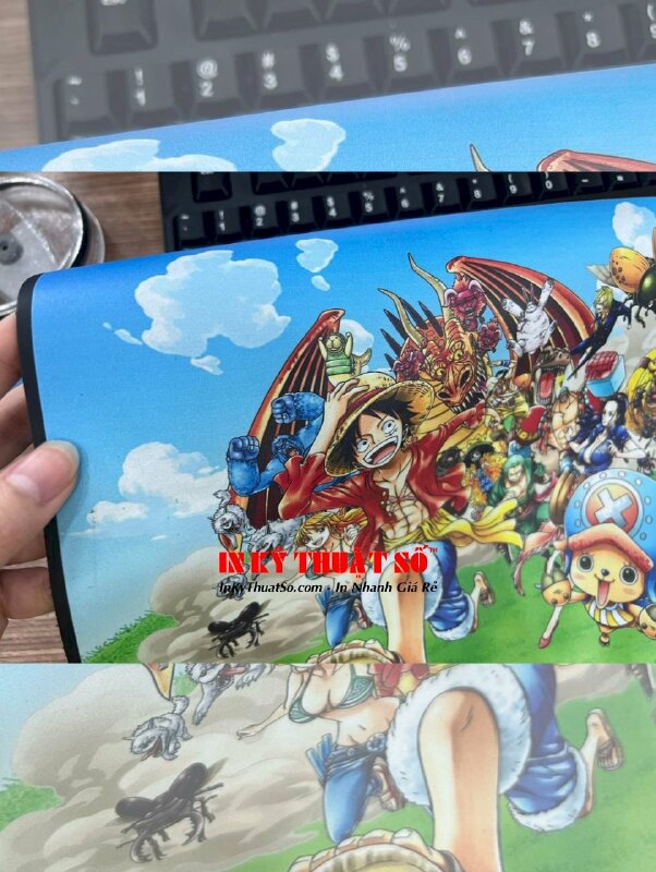 In UV trên simili hình One Piece theo yêu cầu - INKTS249